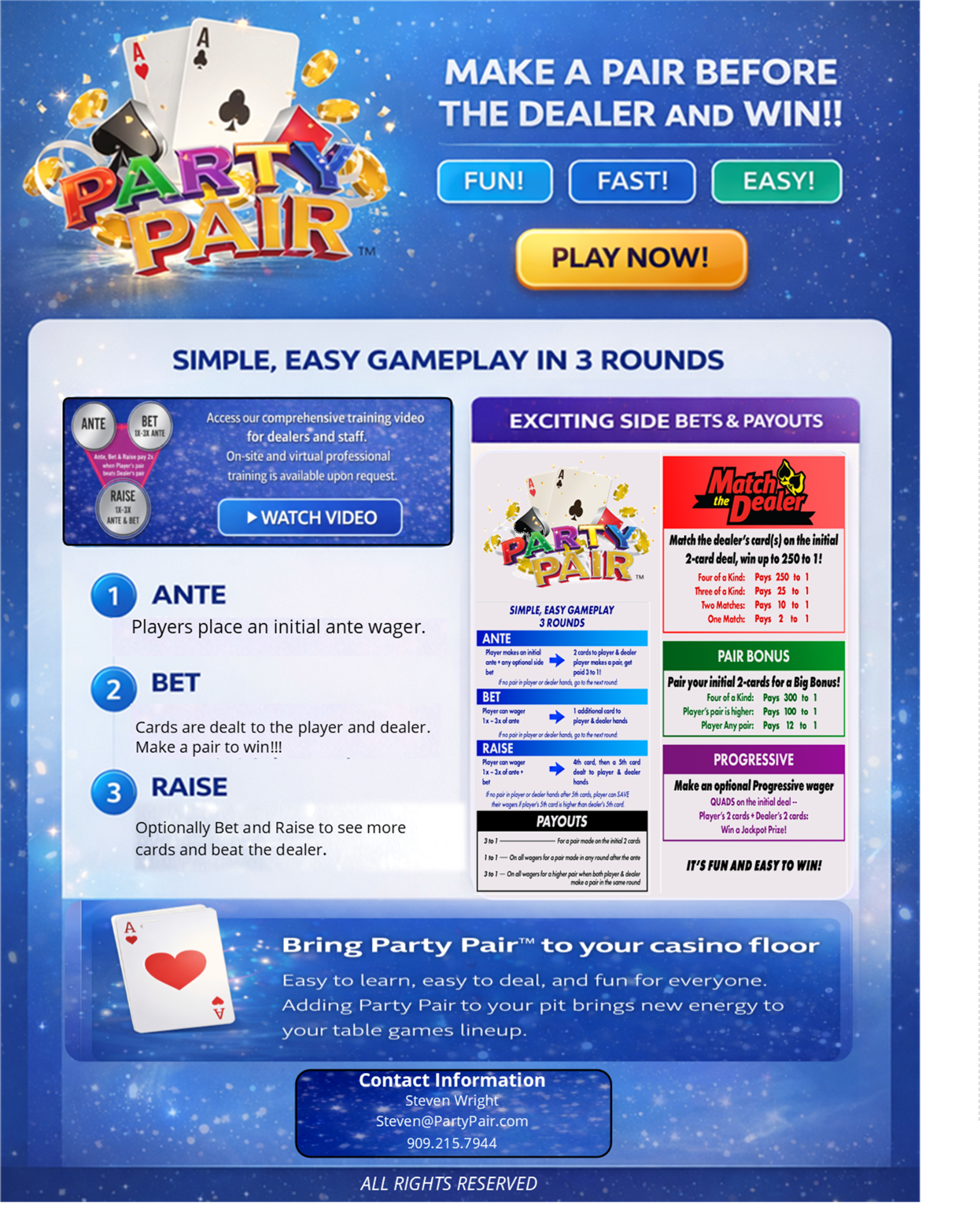 Party Pair Landing Page